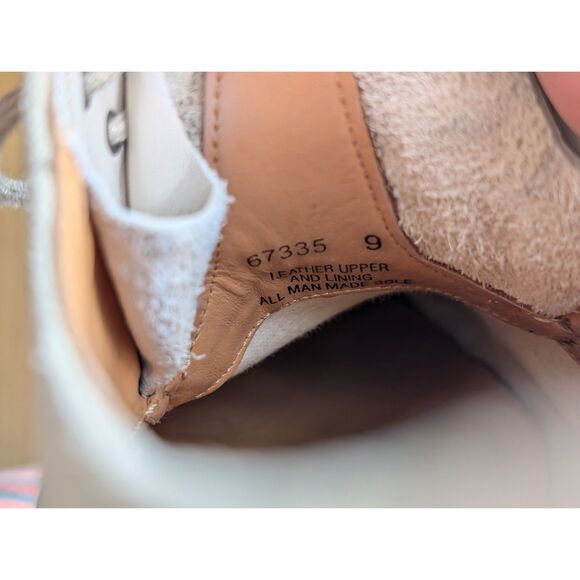 JCrew White Suede Bucks Red Sole size 9 *beautiful* - Picture 7 of 8